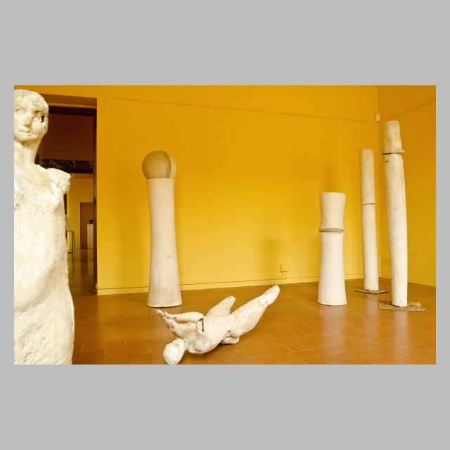 serie di gessi figurativi 1958-59 mostra Museo dei Bozzetti, Pietrasanta